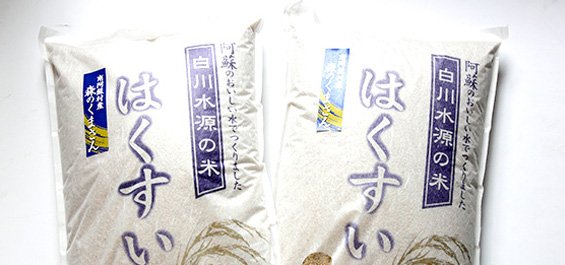 南阿蘇のお米　はくすい米